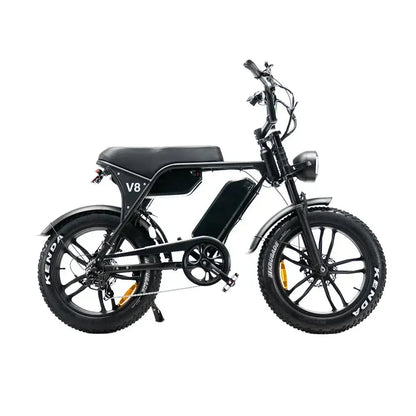 OUXI V8 MAX dubbele accu - Fatbike - Zwart - Hydraulische Remmen