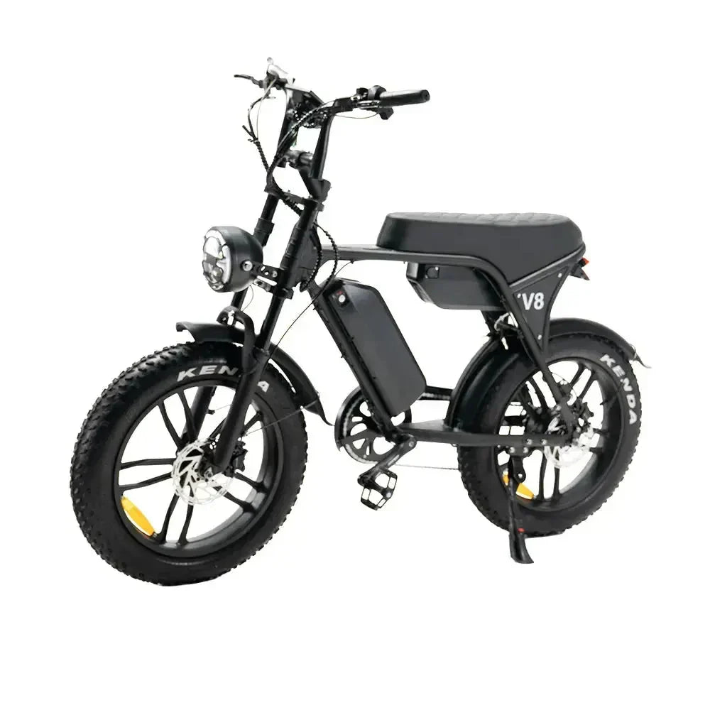 OUXI V8 MAX dubbele accu - Fatbike - Zwart - Hydraulische Remmen