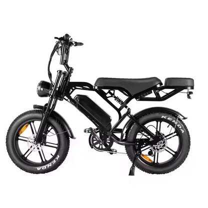 Fatbike - QMWheels - V20 pro 9.0 - Zwart - Hydraulische remmen
