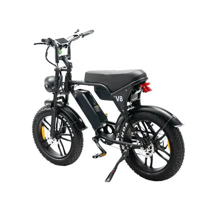 OUXI V8 MAX dubbele accu - Fatbike - Zwart - Hydraulische Remmen