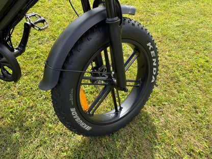 Fatbike - QMWheels - V20 pro 9.0 - Zwart - Hydraulische remmen